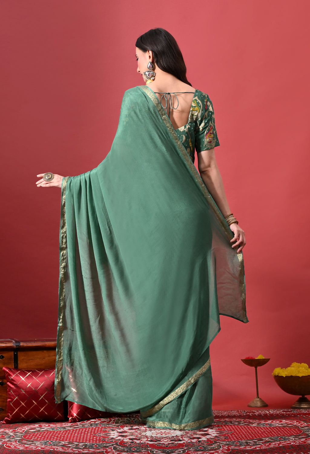 Rangutsav - Olive Green