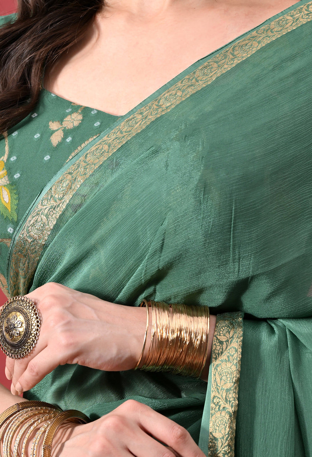 Rangutsav - Olive Green