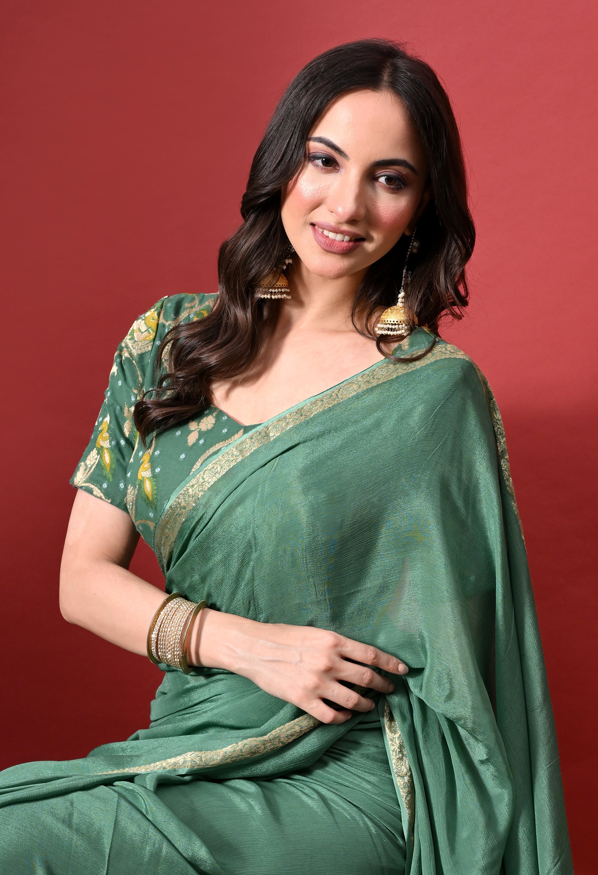 Rangutsav - Olive Green