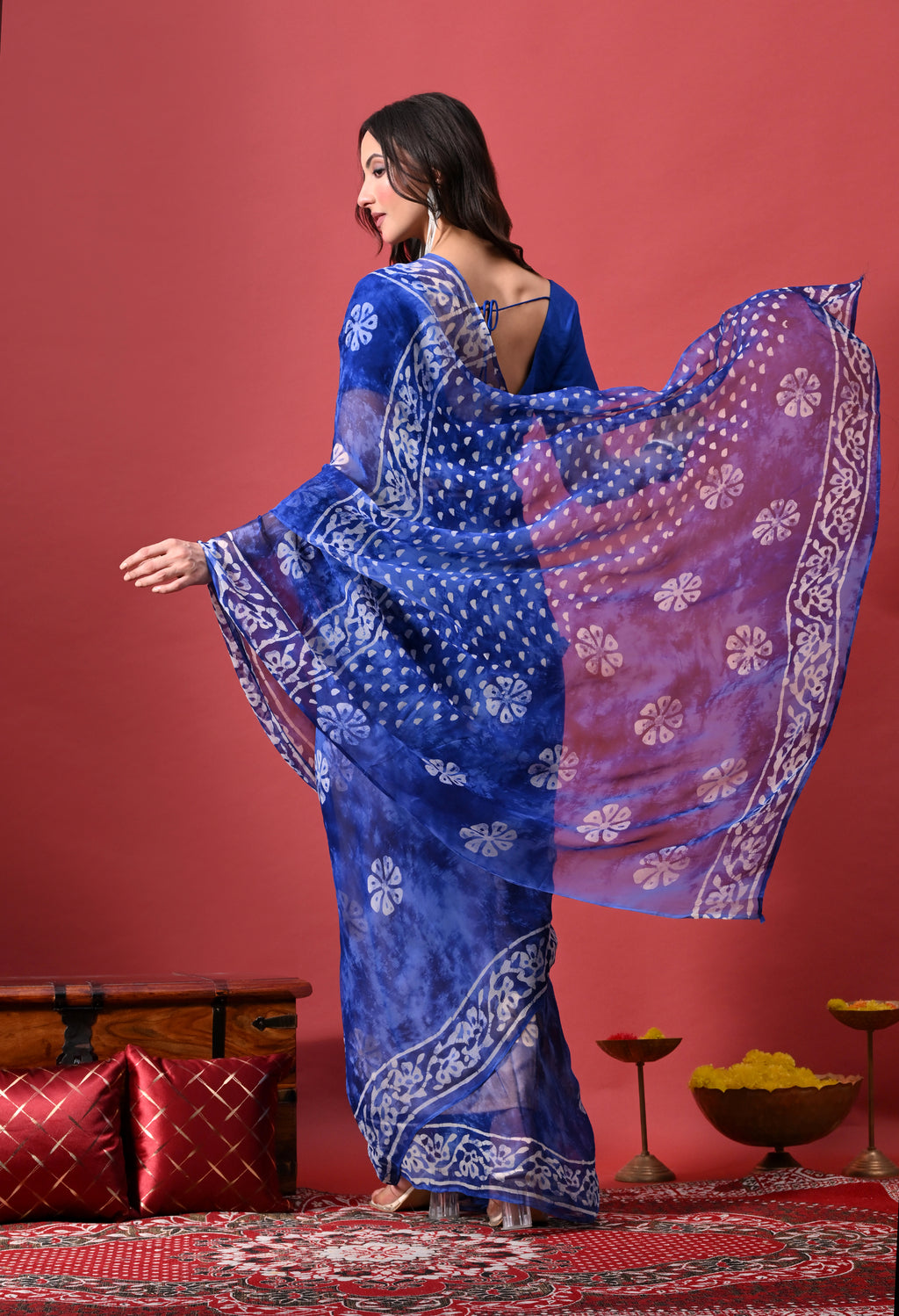Ajrak - Midnight Blue