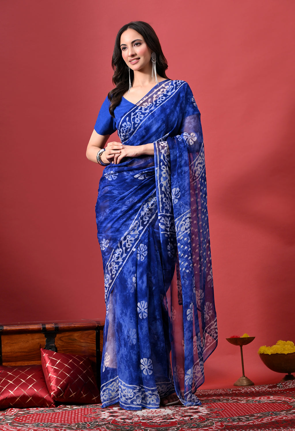 Ajrak - Midnight Blue