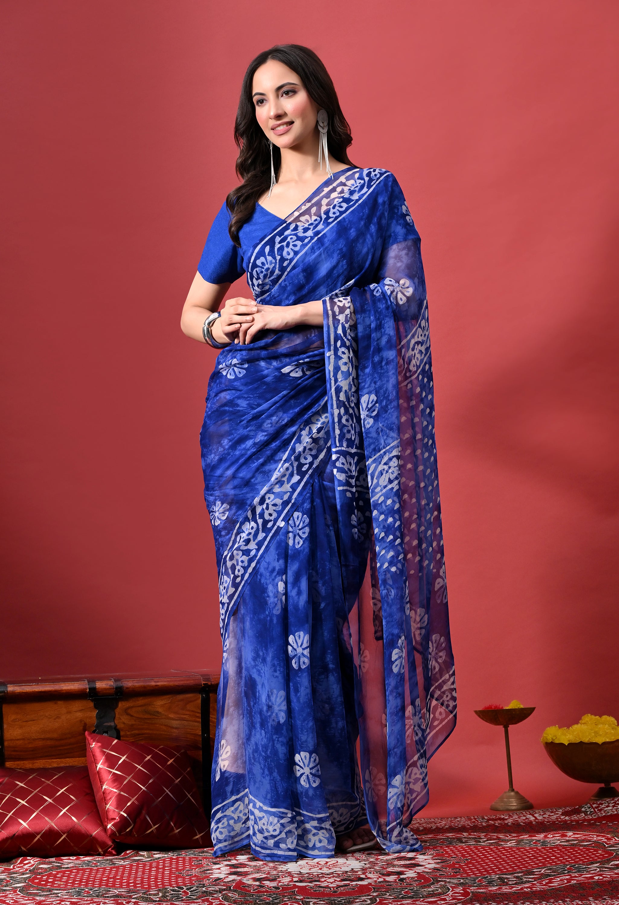 Ajrak - Midnight Blue