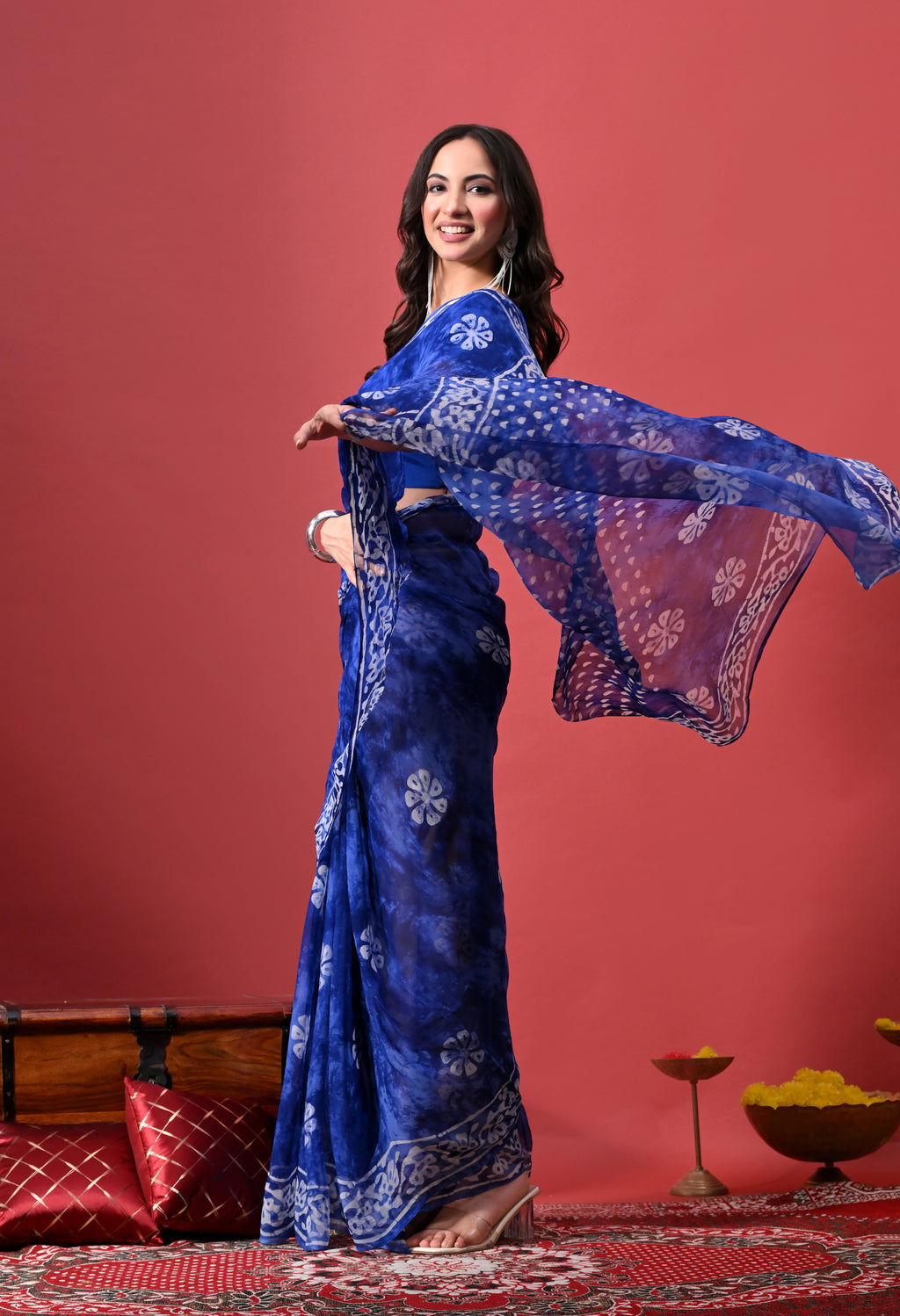 Ajrak - Midnight Blue