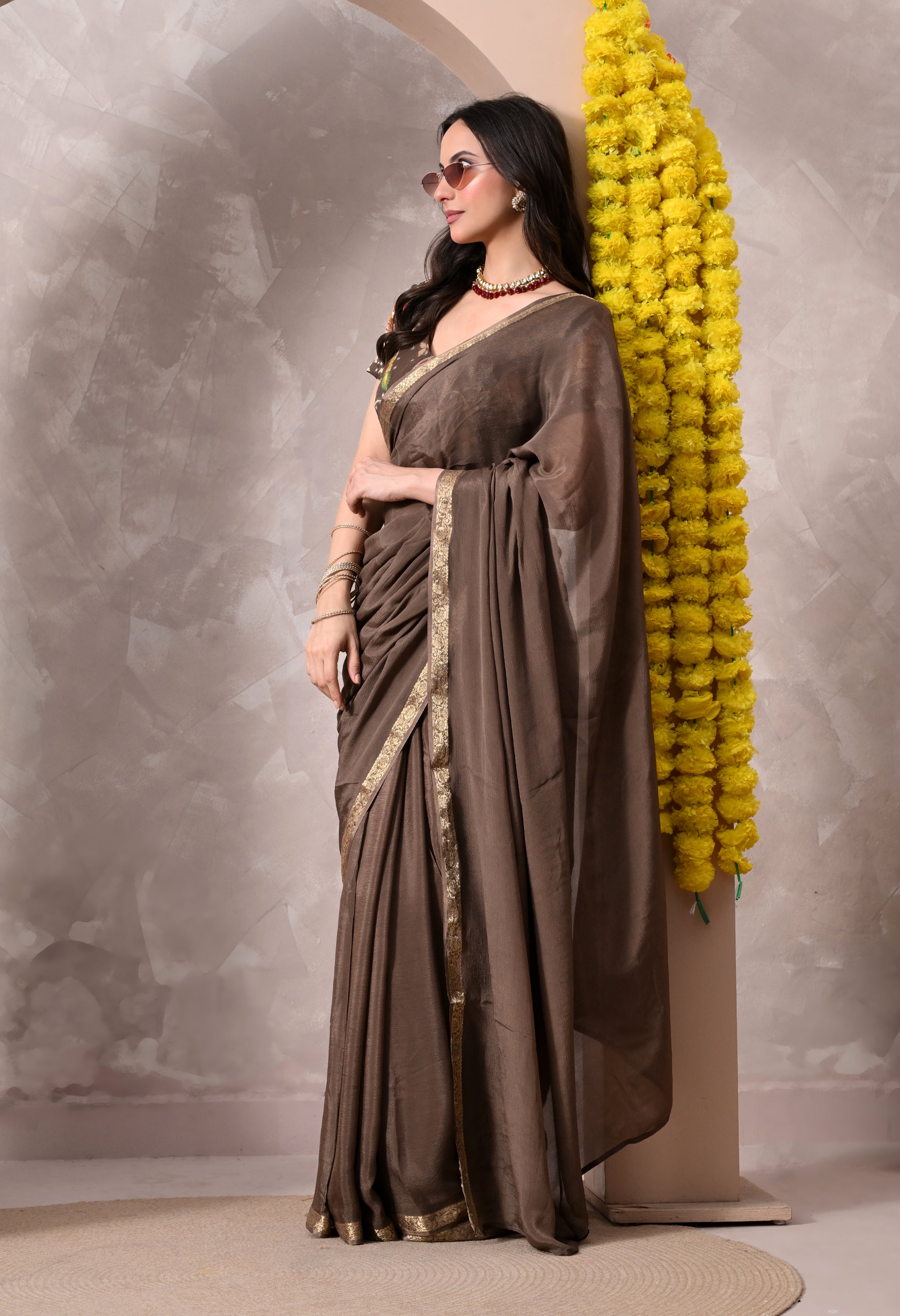 Rangutsav - Metallic Brown