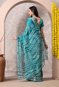 Ajrak - Coral Green